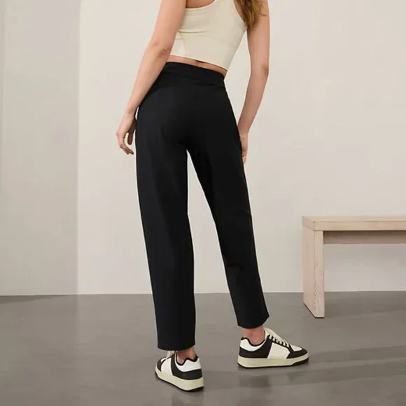 Athleta Stellar High Rise Trouser size 2P Black - Picture 2 of 7